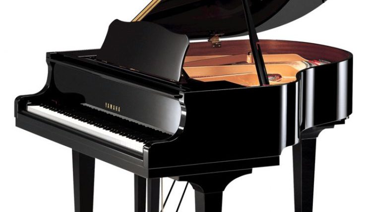 black Yamaha GB grand piano